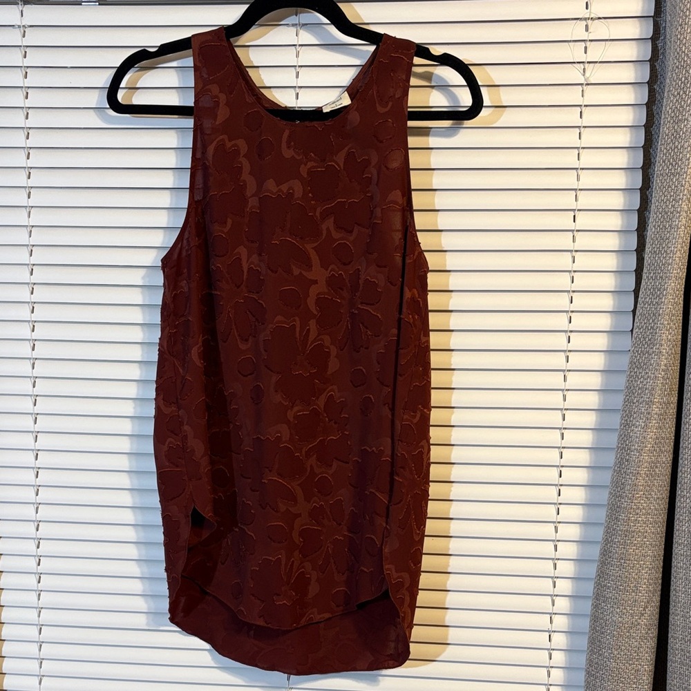 Wilfred Burgundy Sleeveless Top